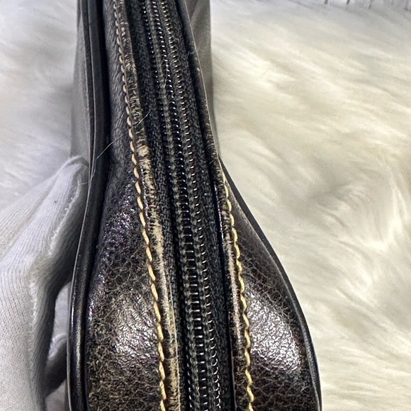 DUNHILL leather clutch bag in black - Picture 9 of 17